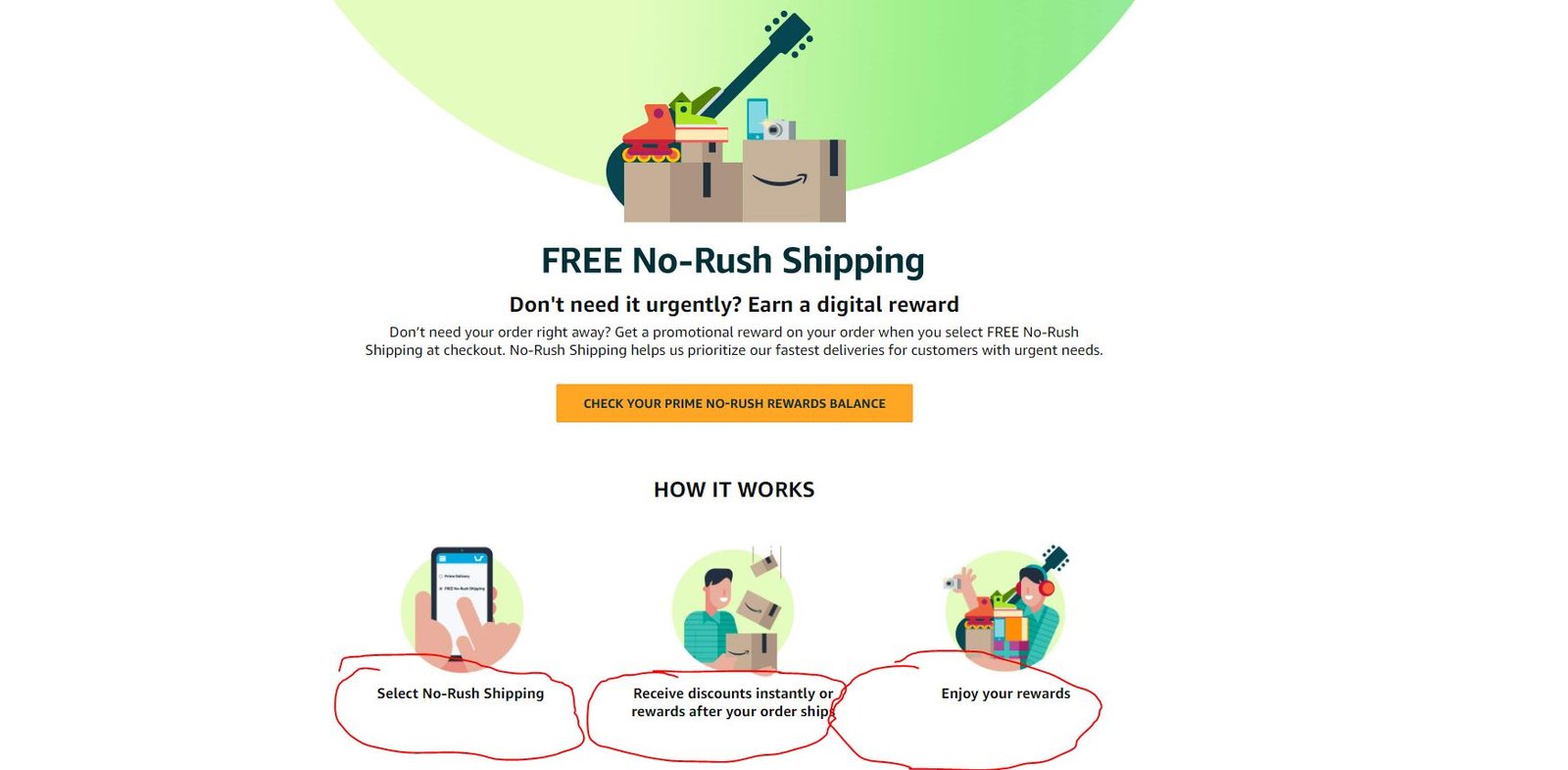 find and Use digital credits for Amazon Account (No-Rush credit