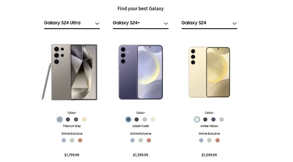 The Samsung Galaxy S24 Series Price List